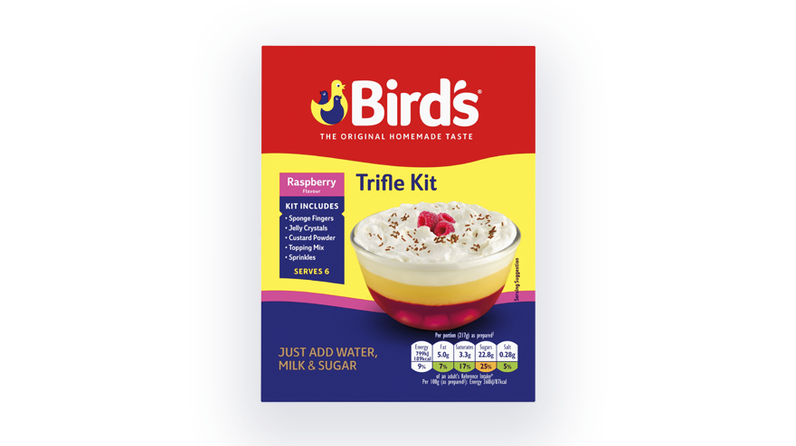 Bird's Raspberry Trifle Kit